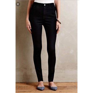 Alexa Chung for AG Black High Rise Skinny Jeans